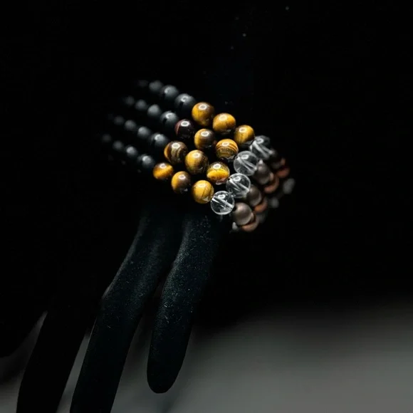 Handmade  - Men’s iPhone watch band beaded braclet - Picture 4 of 4